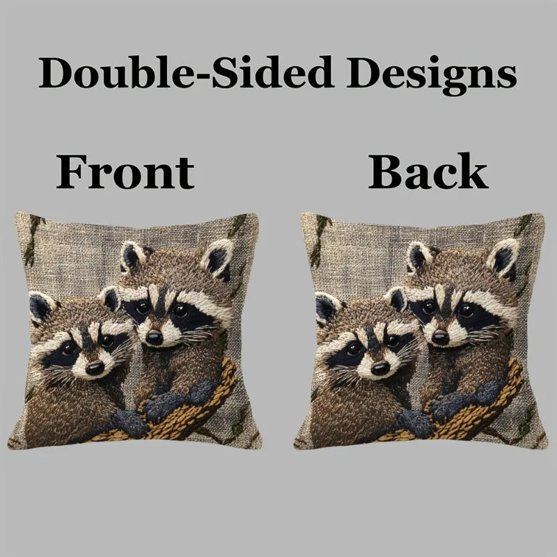 Raco Throw Cushion Cover | Cozy Vintage Design, Durable Fabric 1