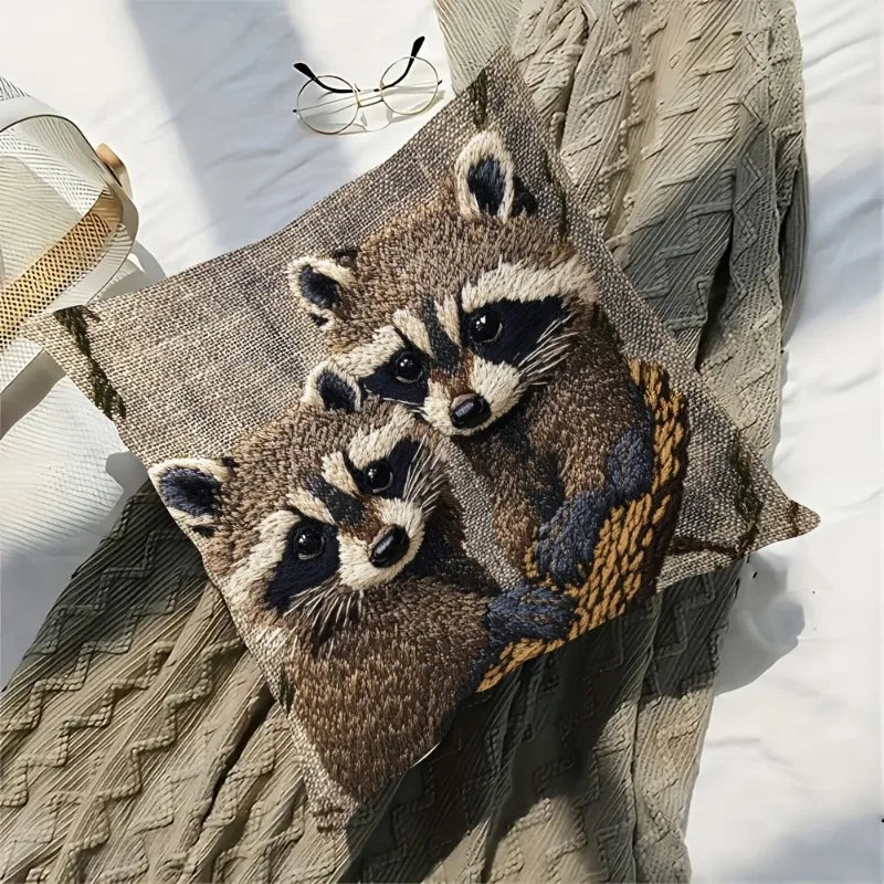 Raco Throw Cushion Cover | Cozy Vintage Design, Durable Fabric 3