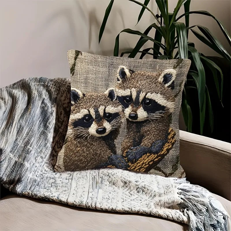 Raco Throw Cushion Cover | Cozy Vintage Design, Durable Fabric 4