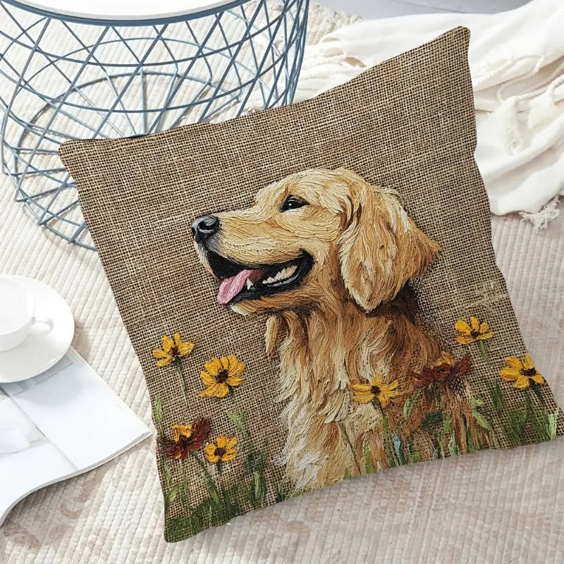 Rover Floral Couch Cushion Covers | Cozy Zipper Design, High-Quality Fabric 4