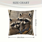 Raco Throw Pillow | Cozy Vintage Design, Durable Fabric