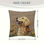 Rover Floral Pillow | Cozy Zipper Design, High-Quality Fabric
