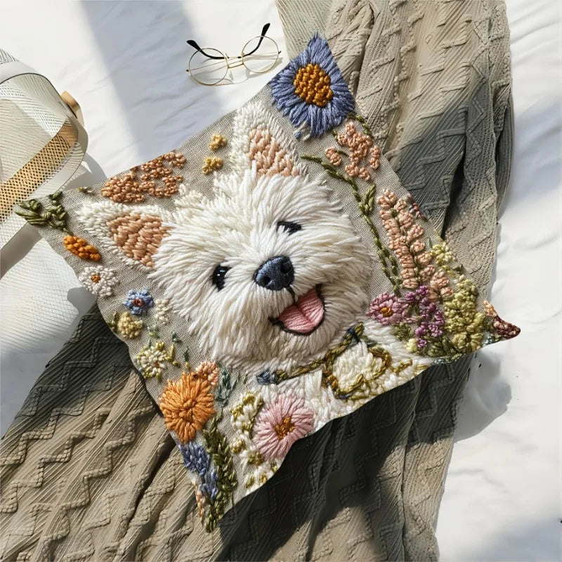 Winston Dog Cushion Cover | Cozy Zipper Design, Machine Washable 4